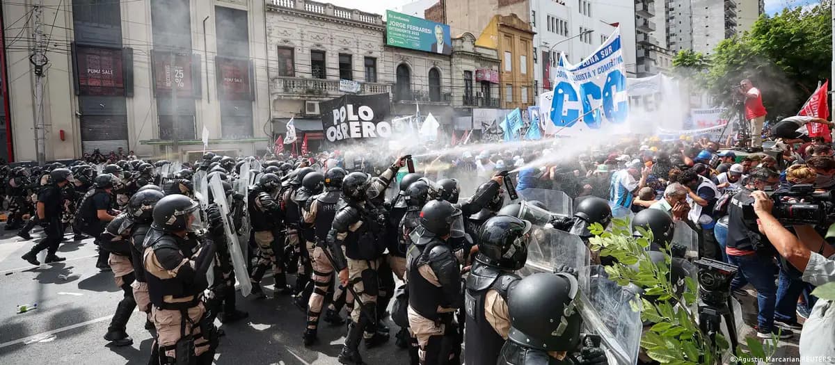 Protestas en Buenos Aires por falta de alimentos en comedores