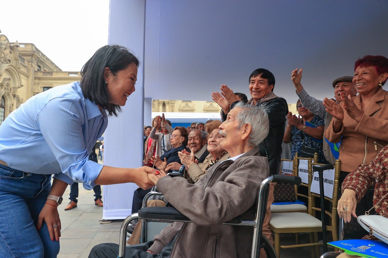 Keiko posterga para el 2027 promesa de duplicar Pensión 65