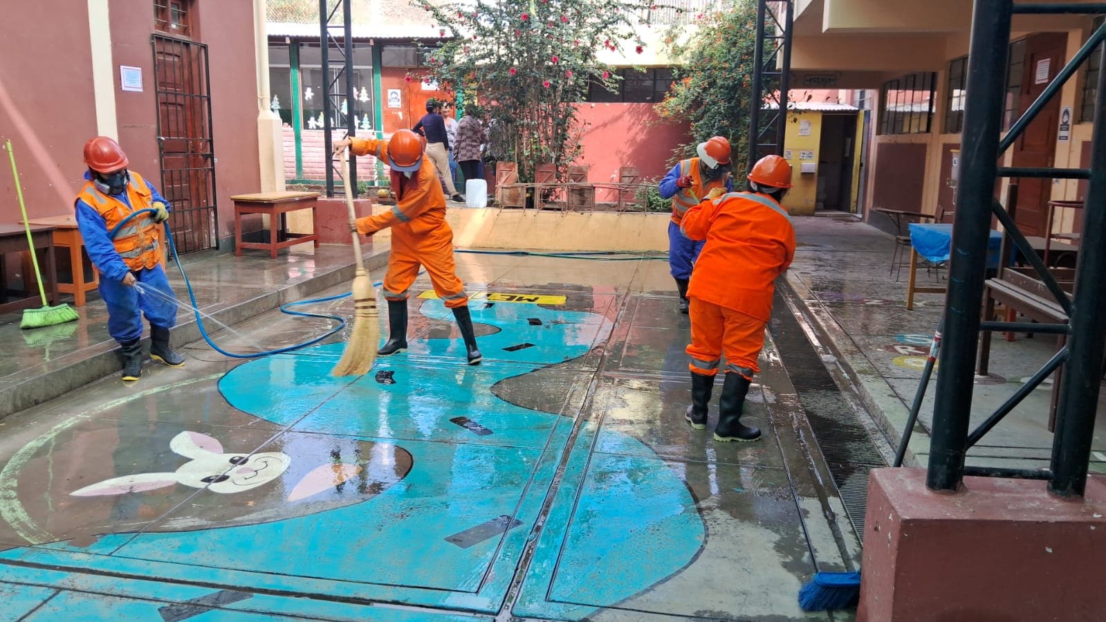 Habilitan colegio en Hunter tras inundaciones por lluvias