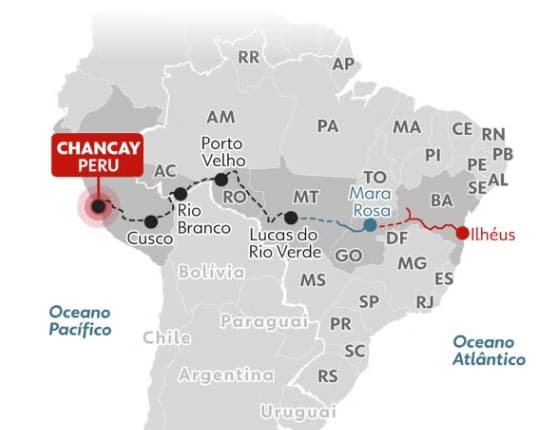 Buscan conectar Brasil con el Megapuerto de Chancay