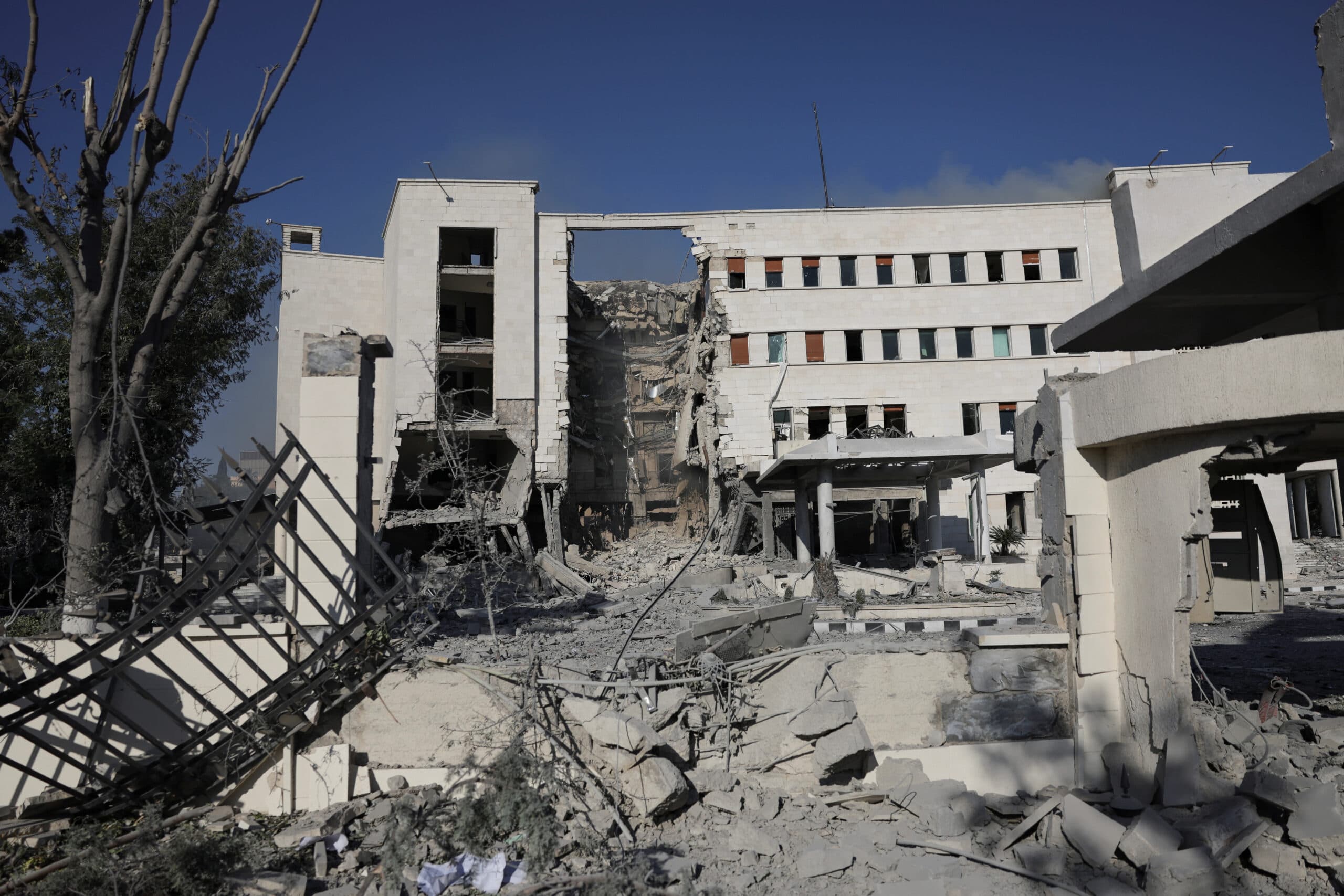 Israel bombardeó la sede central del Ejército de Siria en Damasco