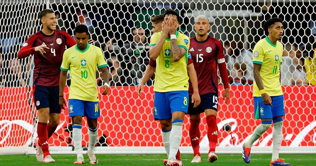 Brasil igualó 0-0 con Costa Rica por la Copa América