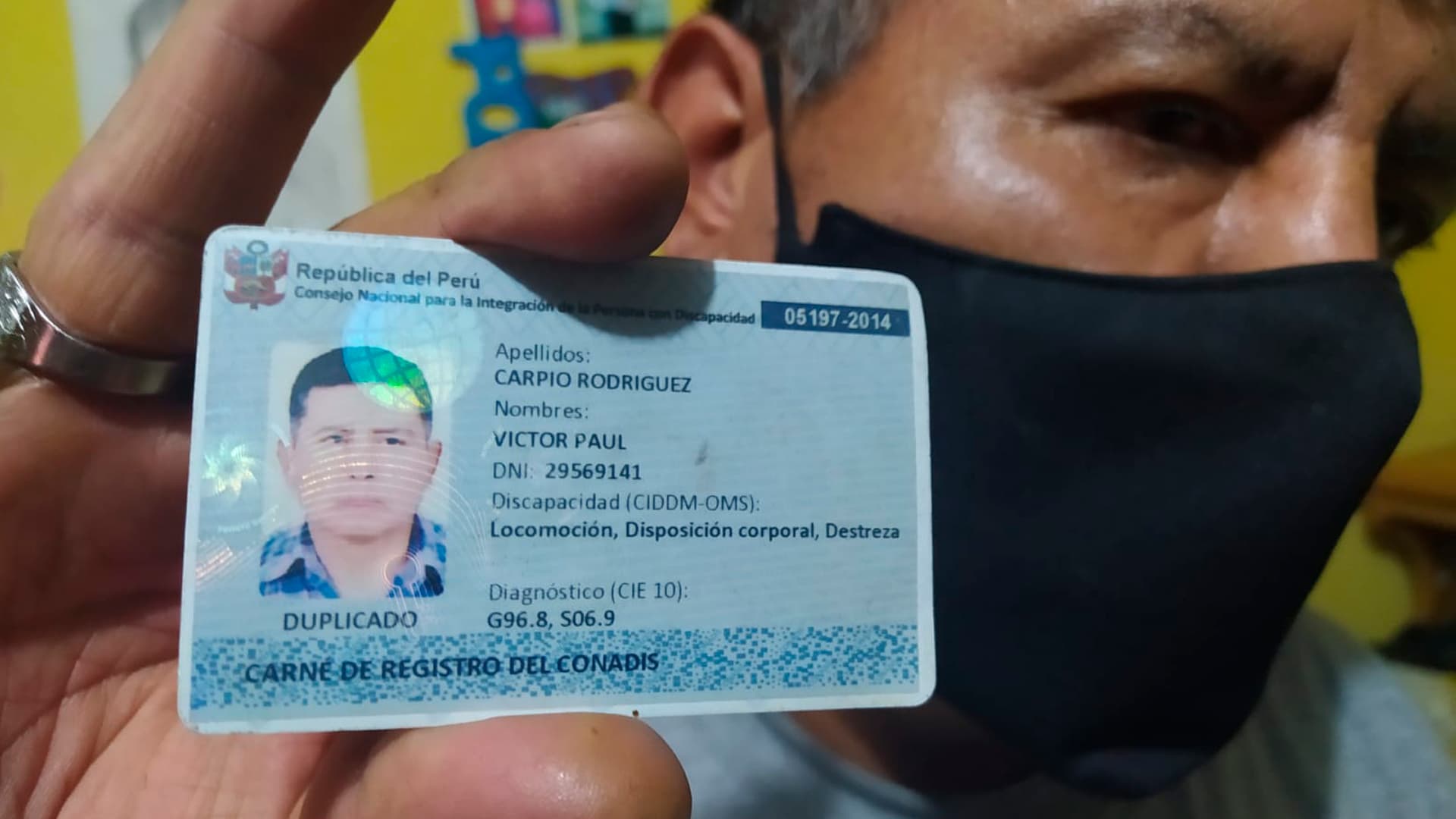 Suboficial PNP en retiro, que sufrió un accidente en "Actos de Servicio", pide ayuda