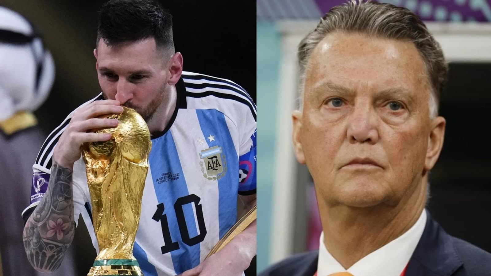 Van Gaal insinúa que Mundial de Qatar fue preparado para Messi