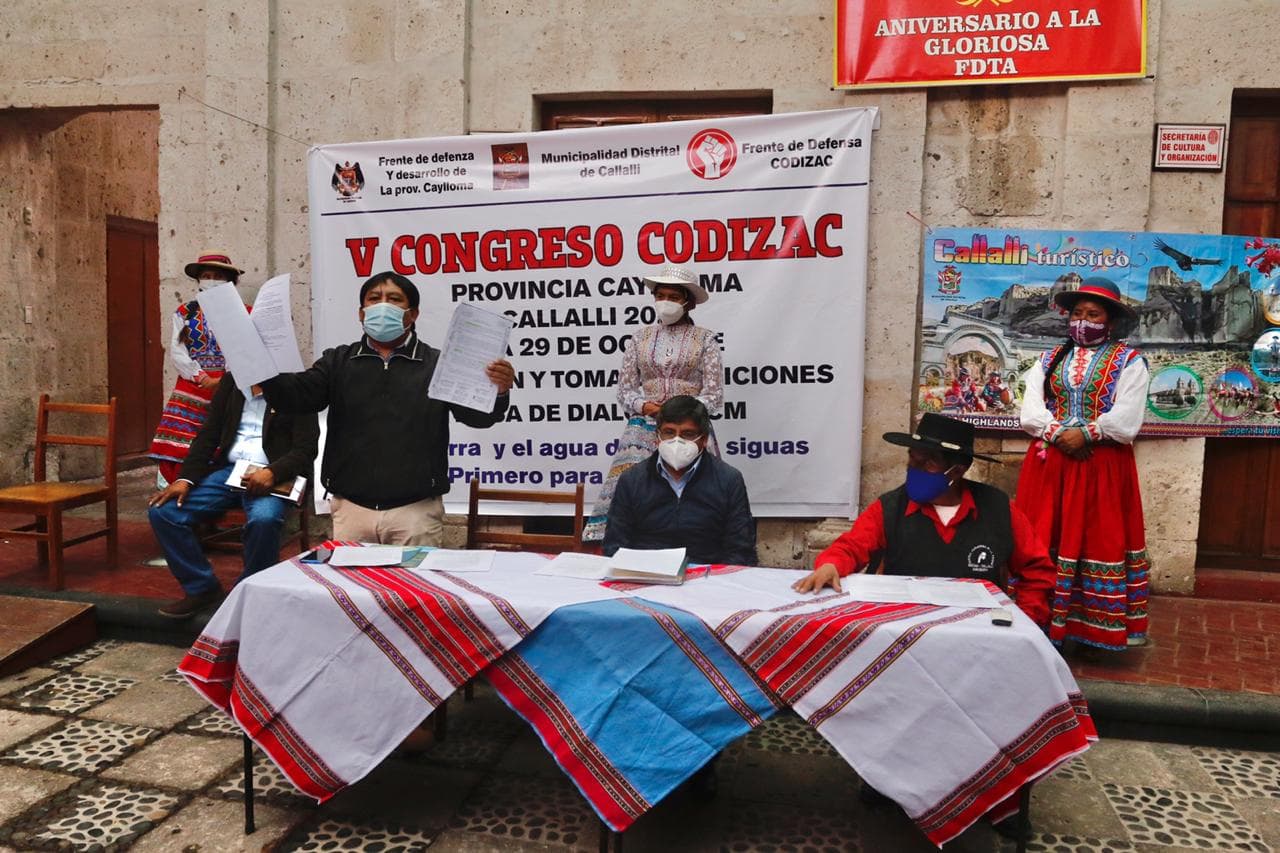 Cayllominos exigen nuevo EIA para proyecto Majes Siguas II