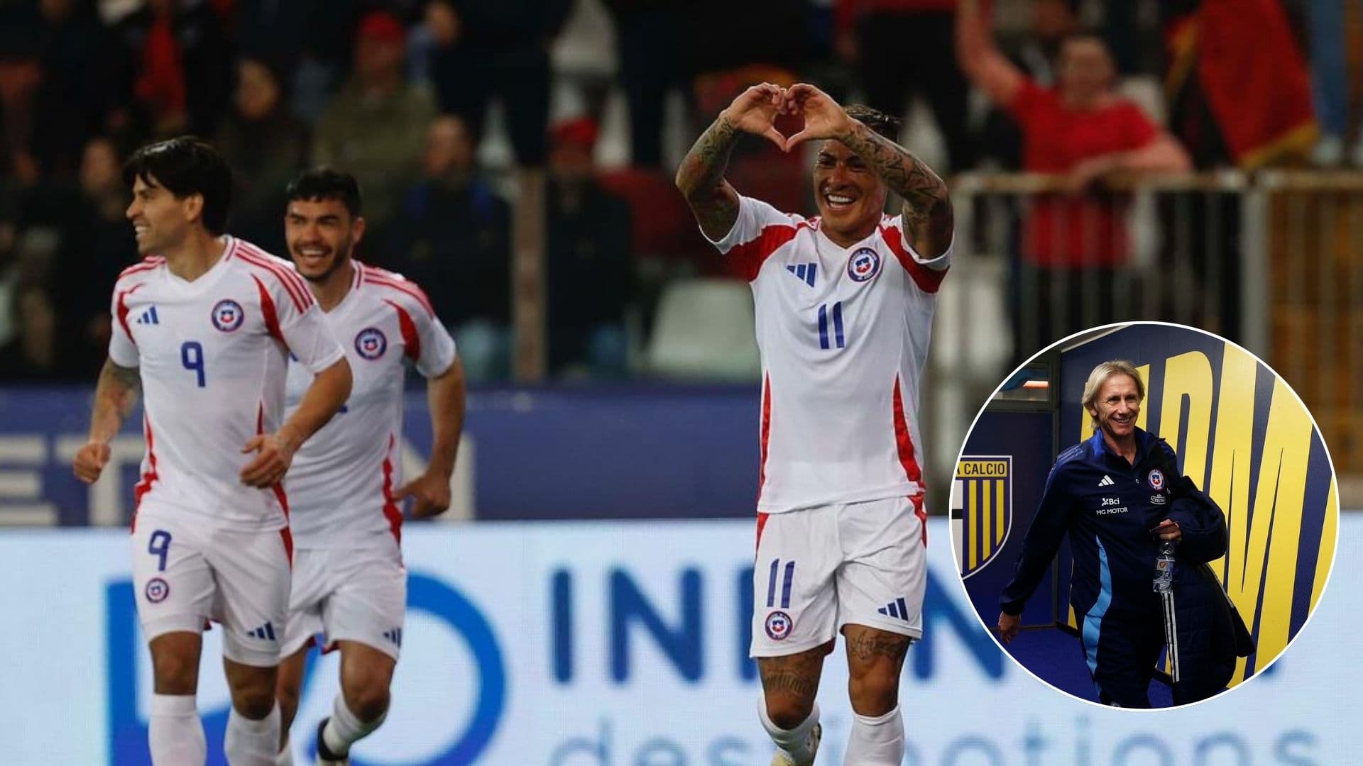 Gareca sumó su primera victoria en su debut con ‘La Roja’