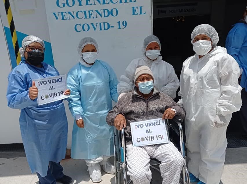 Paciente de 78 años superó la COVID-19