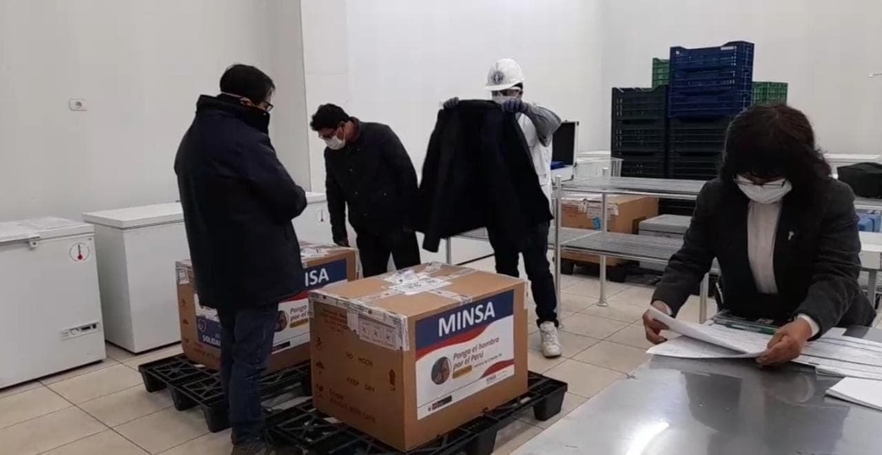 Arequipa: llegan más de 60 000 dosis de la vacuna contra la COVID-19