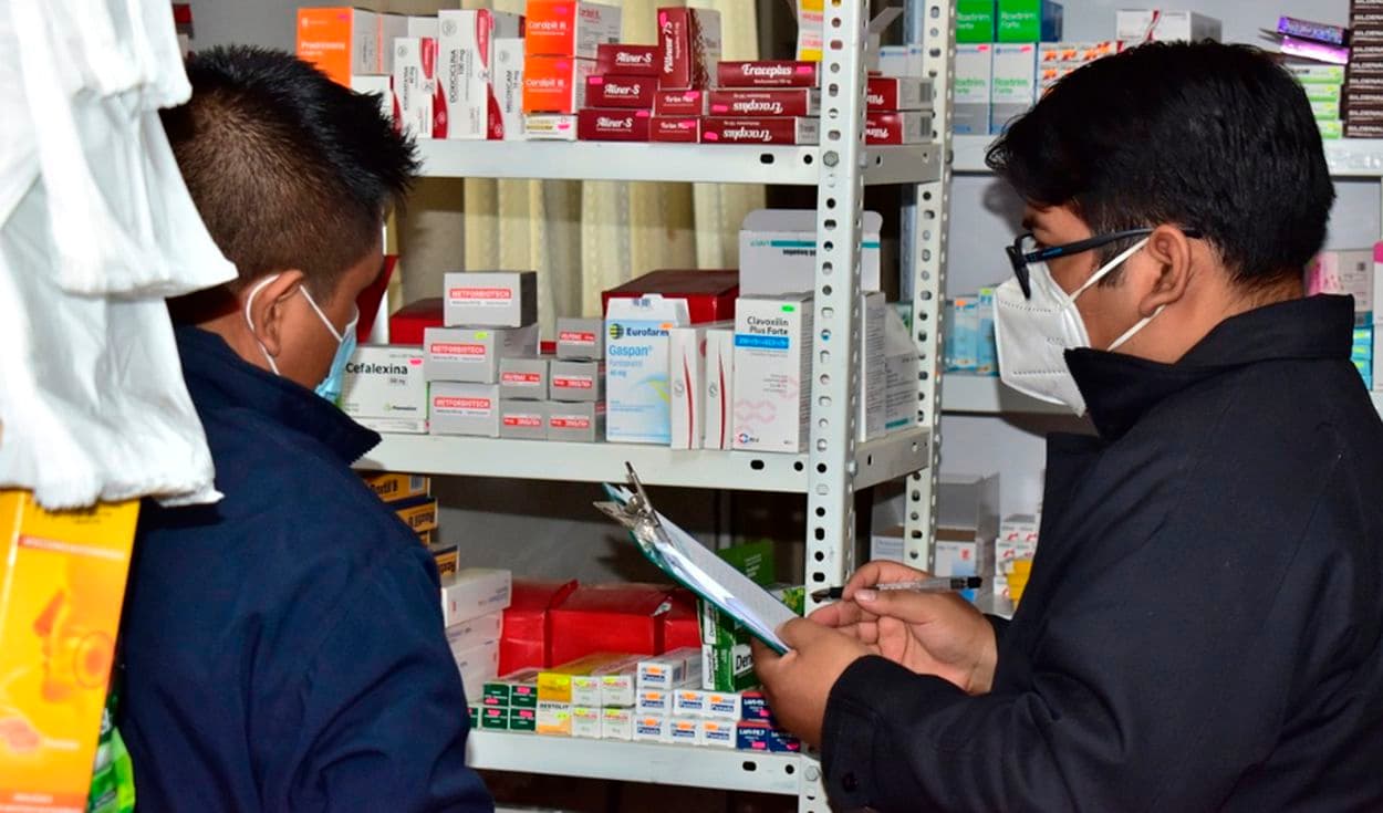 Clausuran tres boticas y farmacias insalubres en Paucarpata