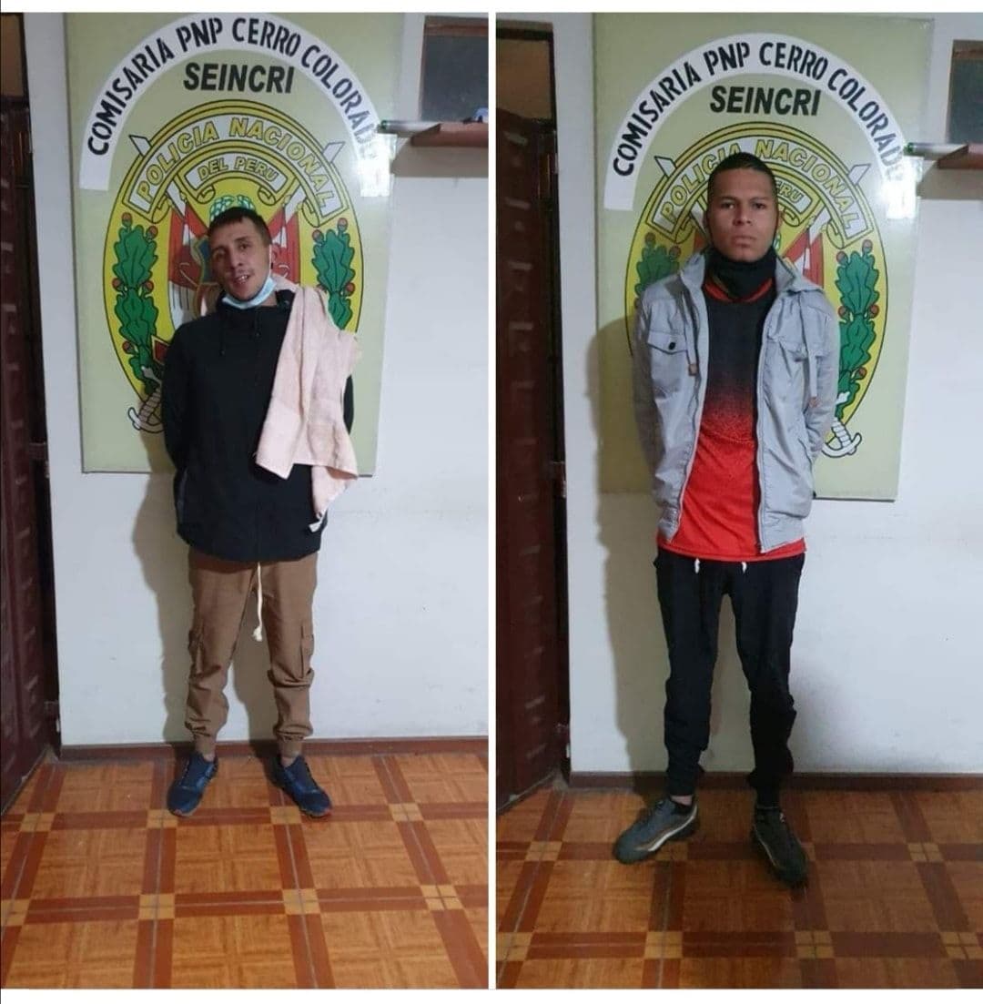 Detienen a dos ciudadanos colombianos por asalto y robo