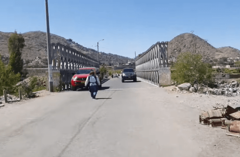 Se oponen al retiro del puente bailey que une Hunter y Tiabaya