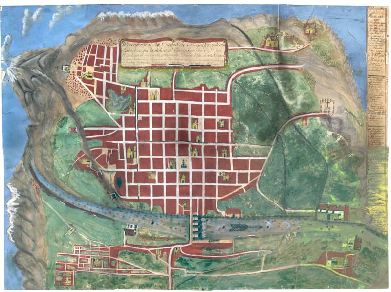 Arequipa y el río Chili en los siglos XIX y XX