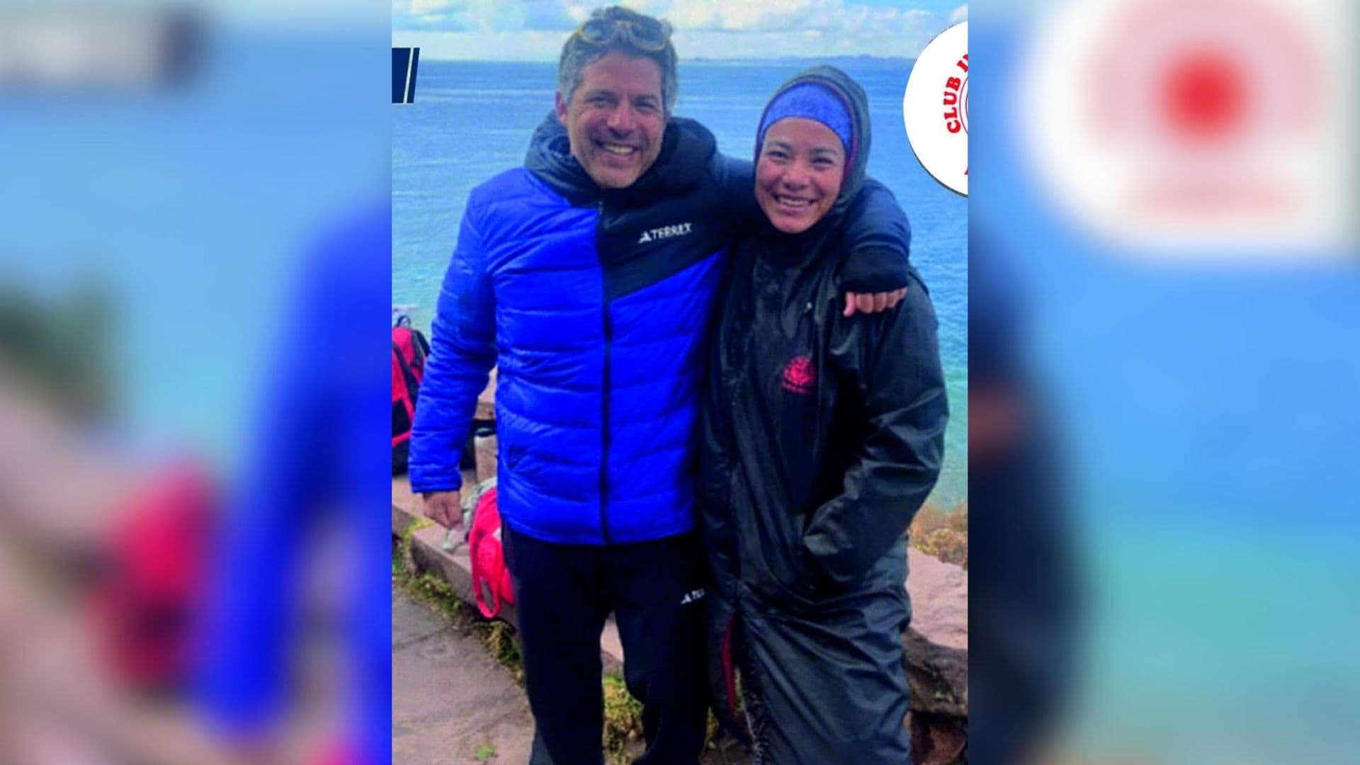 Milagros Carazas hace historia al cruzar a nado el río más ancho del mundo