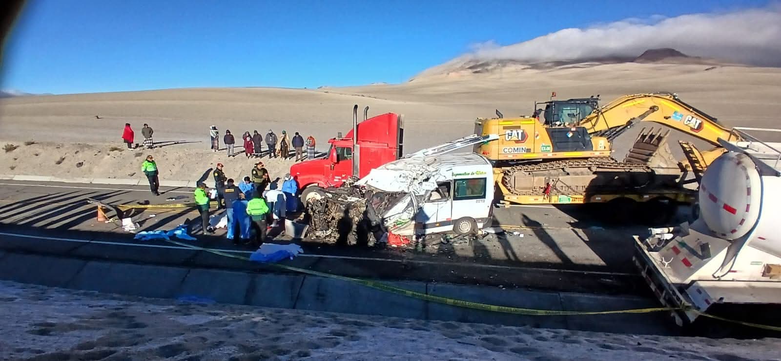 Accidente deja 14 fallecidos en carretera hacia Moquegua