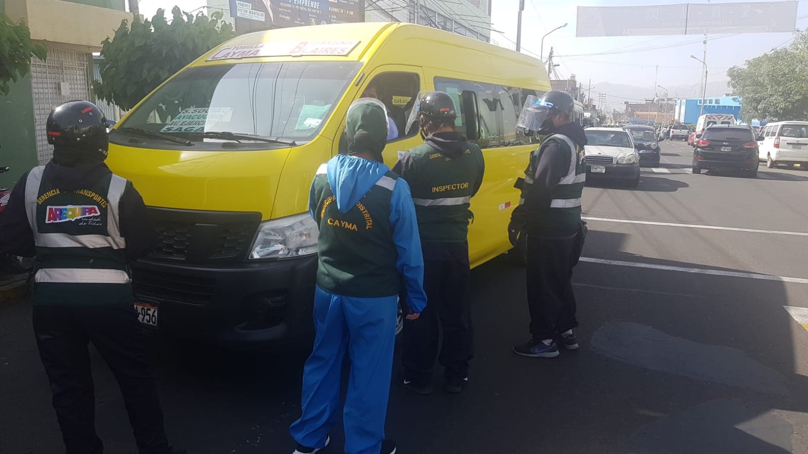 Intervienen a unidades de transporte informales