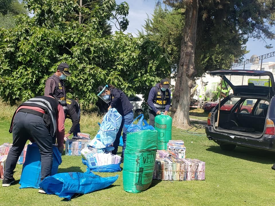 Policía incautó contrabando valorizado en más de 7000 soles