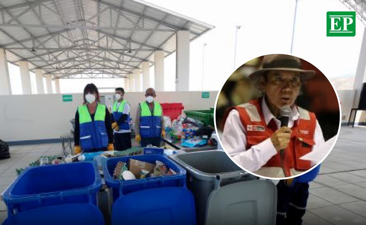 Minam trabaja en una planta de valorización de residuos en Arequipa