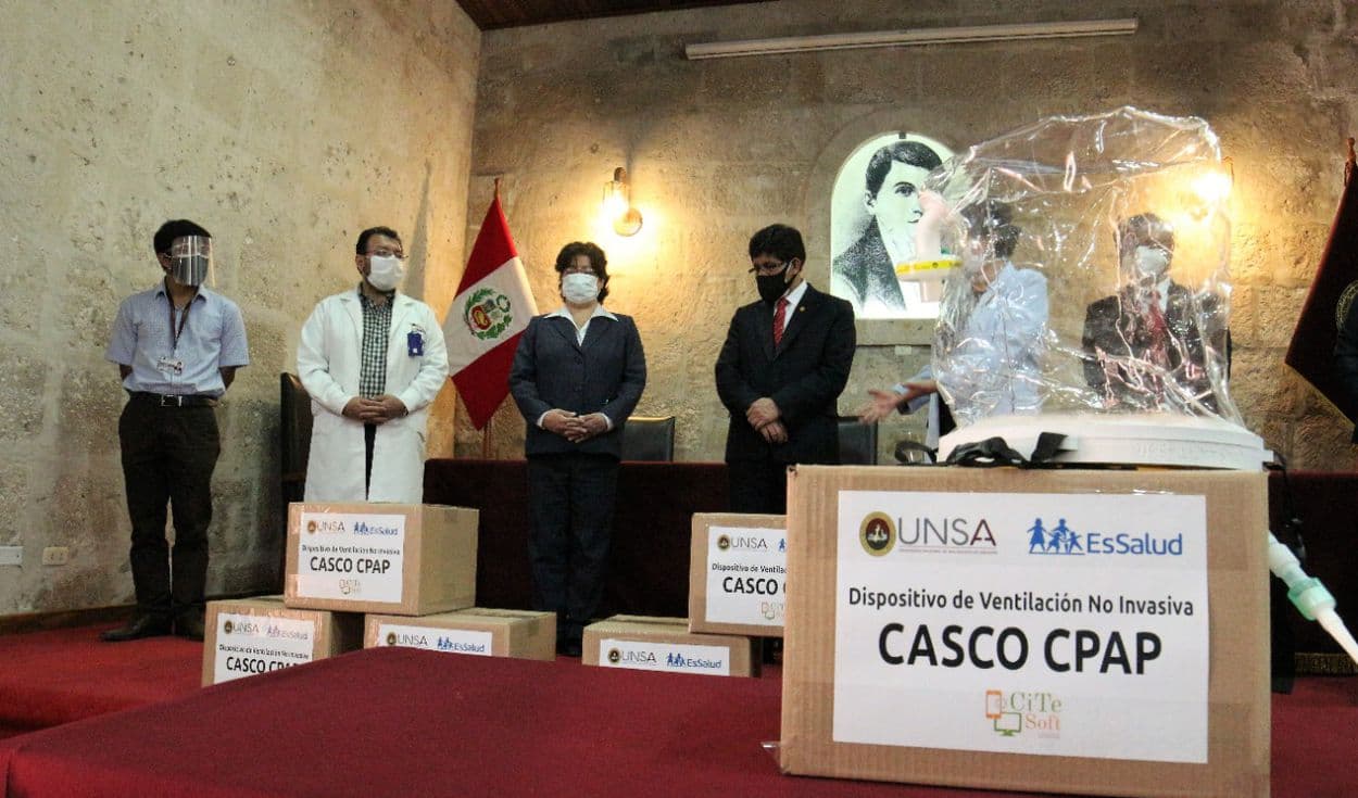 Arequipa: UNSA entrega equipos médicos a hospitales