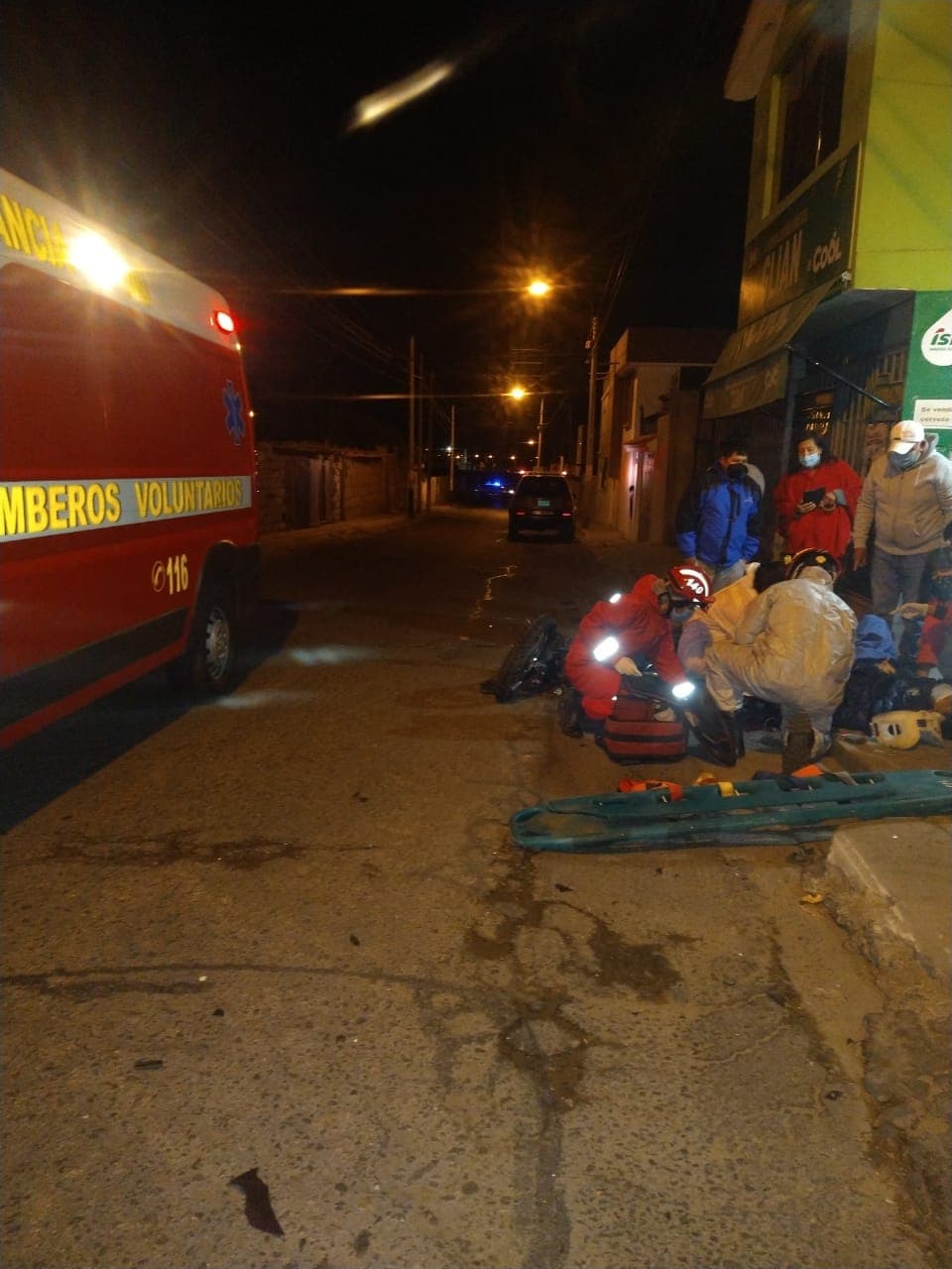 Dos accidentes de tránsito en Sachaca