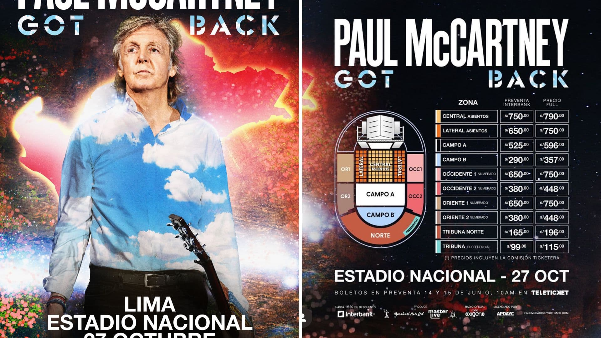 Paul McCartney, ícono de la música mundial regresa al Perú