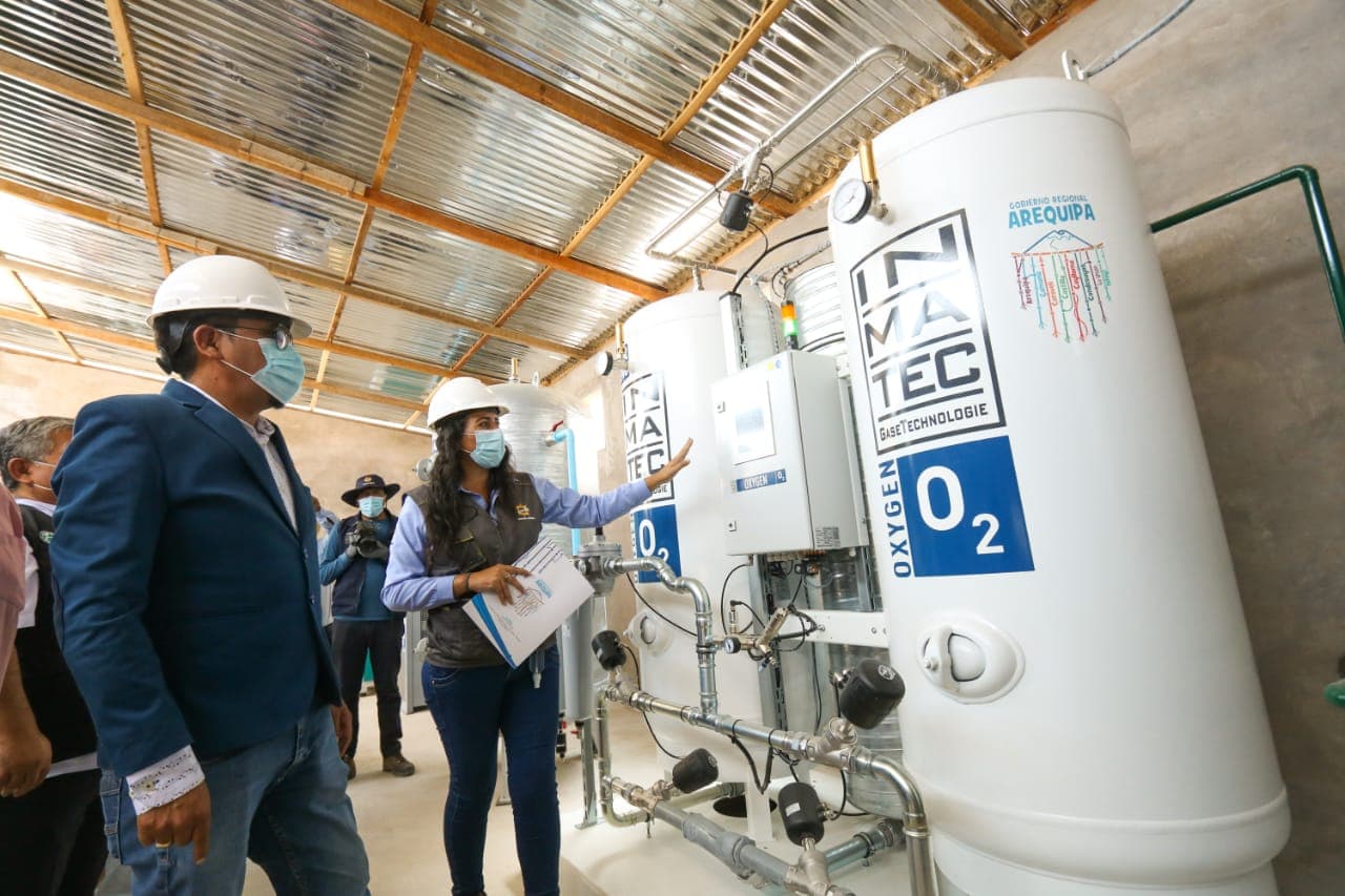 Inauguran segunda planta de oxígeno en Camaná