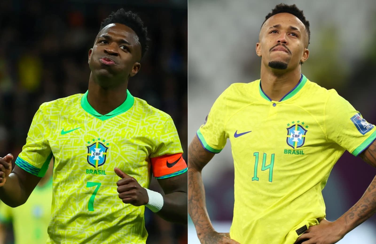 Brasil pierde a Éder Militao y Vinicius Junior por lesión