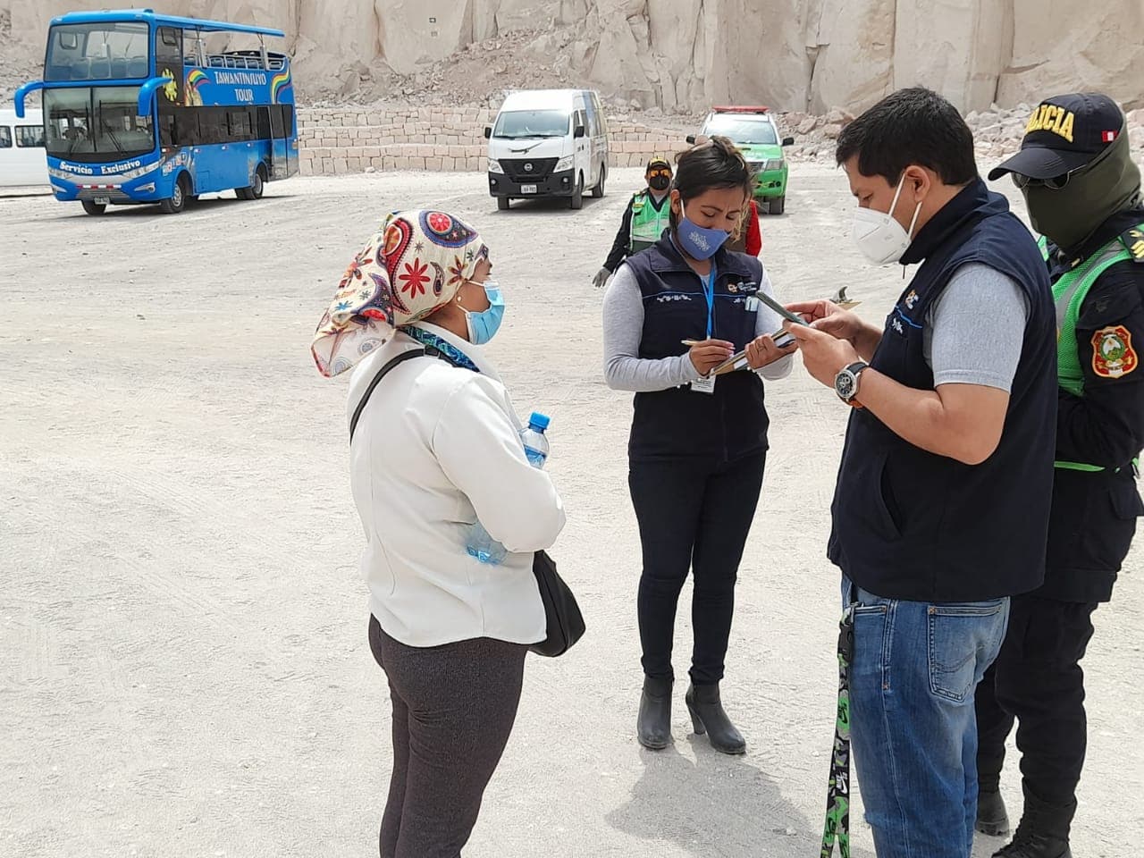 Realizan operativo para evitar guías de turismo informales