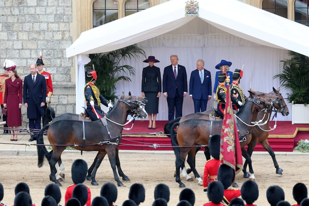 Donald Trump comienza visita oficial en Inglaterra en medio de protestas