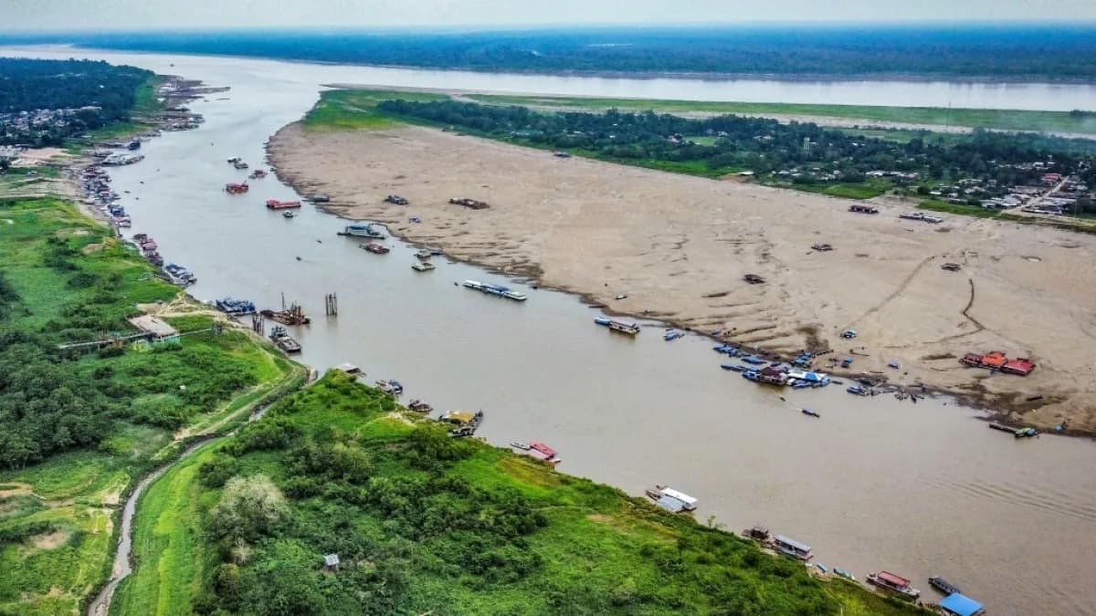 Perú y Colombia abordan bajo caudal del Amazonas en Leticia