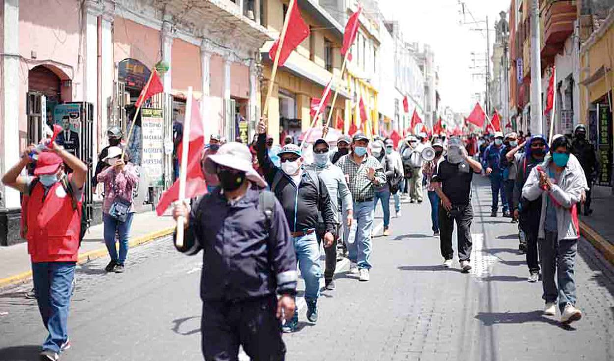 Federación de Trabajadores de Arequipa reconoce como presidente a Pedro Castillo