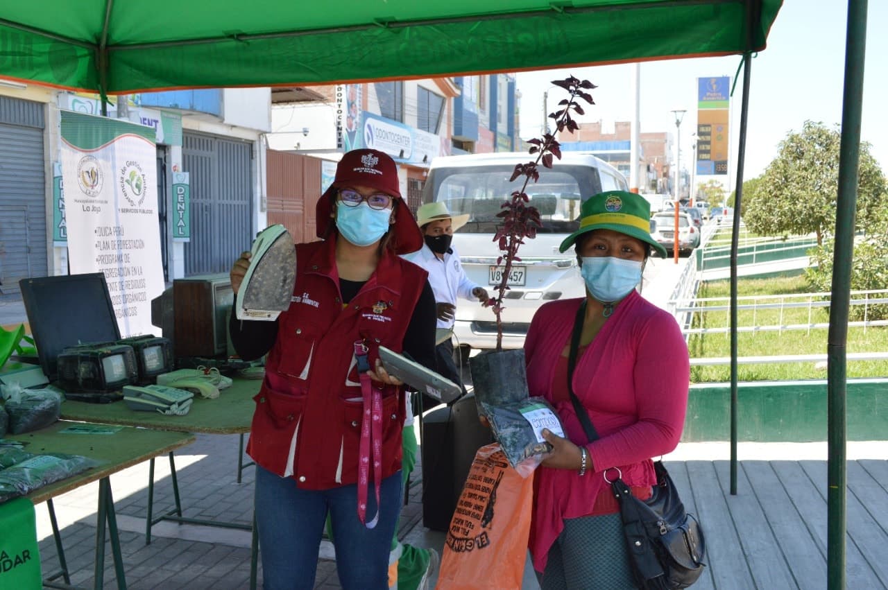 Se recolectó 2 toneladas de residuos eléctricos en la Joya