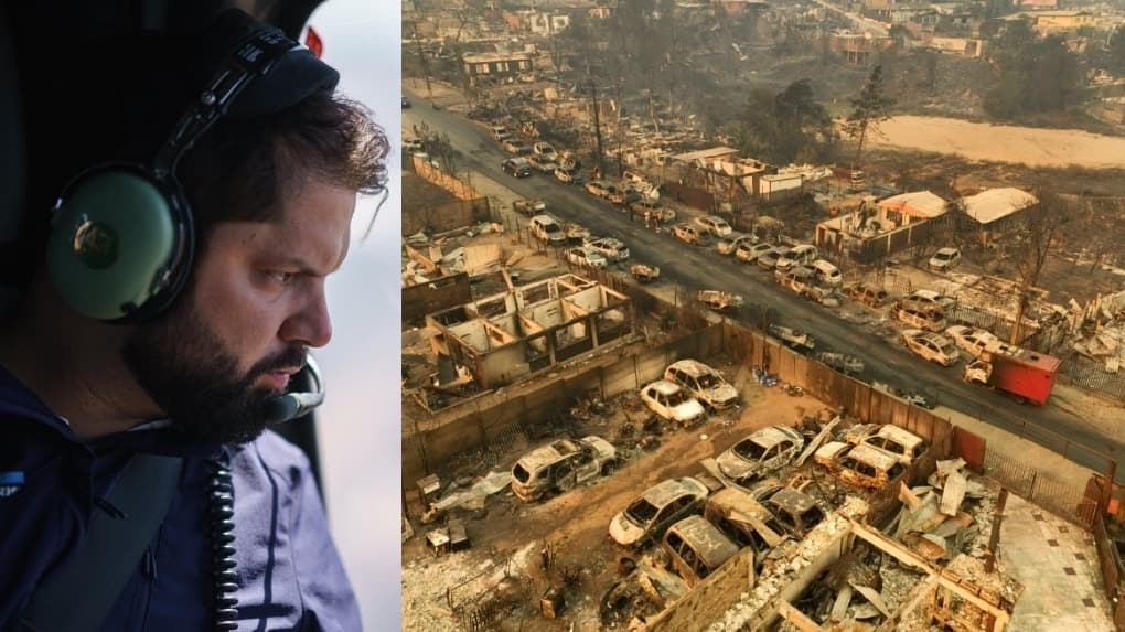 Boric decretó duelo nacional por los muertos en incendios
