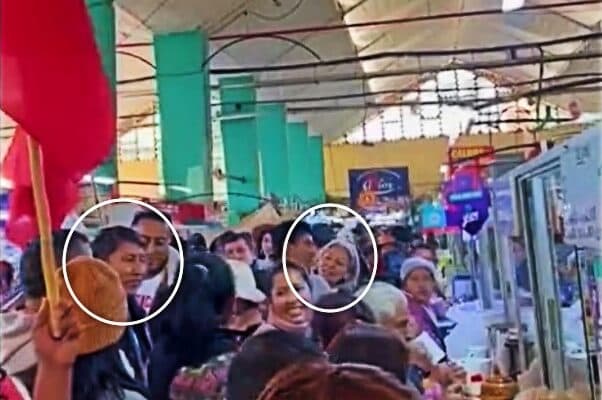 Abuchean a Waldemar Cerrón y María Agüero en Huancayo