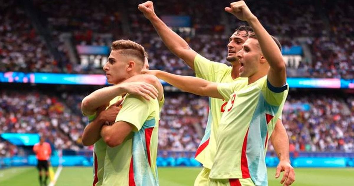 España venció a Francia y se quedó con el oro en fútbol masculino