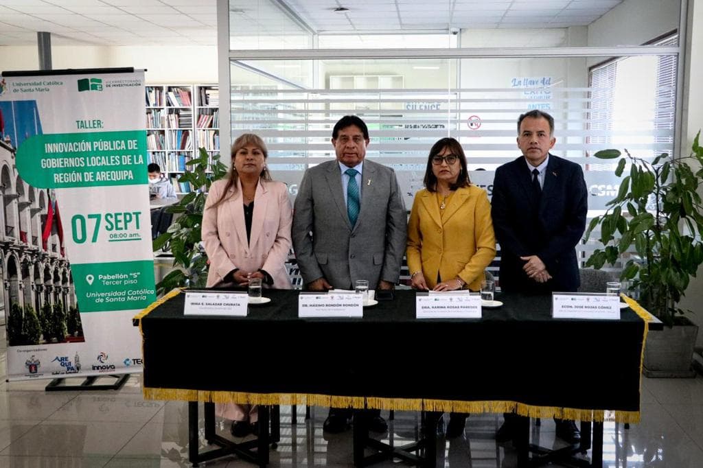UCSM capacitará en innovación pública a alcaldes de Arequipa
