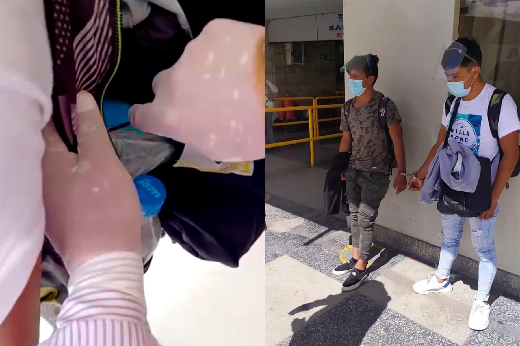 Arequipa: dictan prisión preventiva para dos personas por trasladar 13 kilos de droga