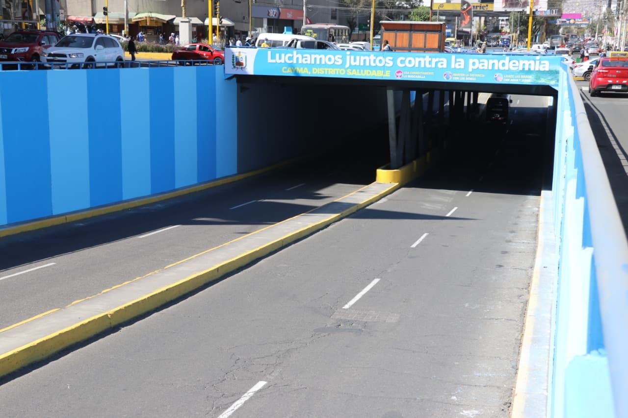 Arequipa: Un tramo de la Avenida Ejército luce con nueva asfalto y señalización