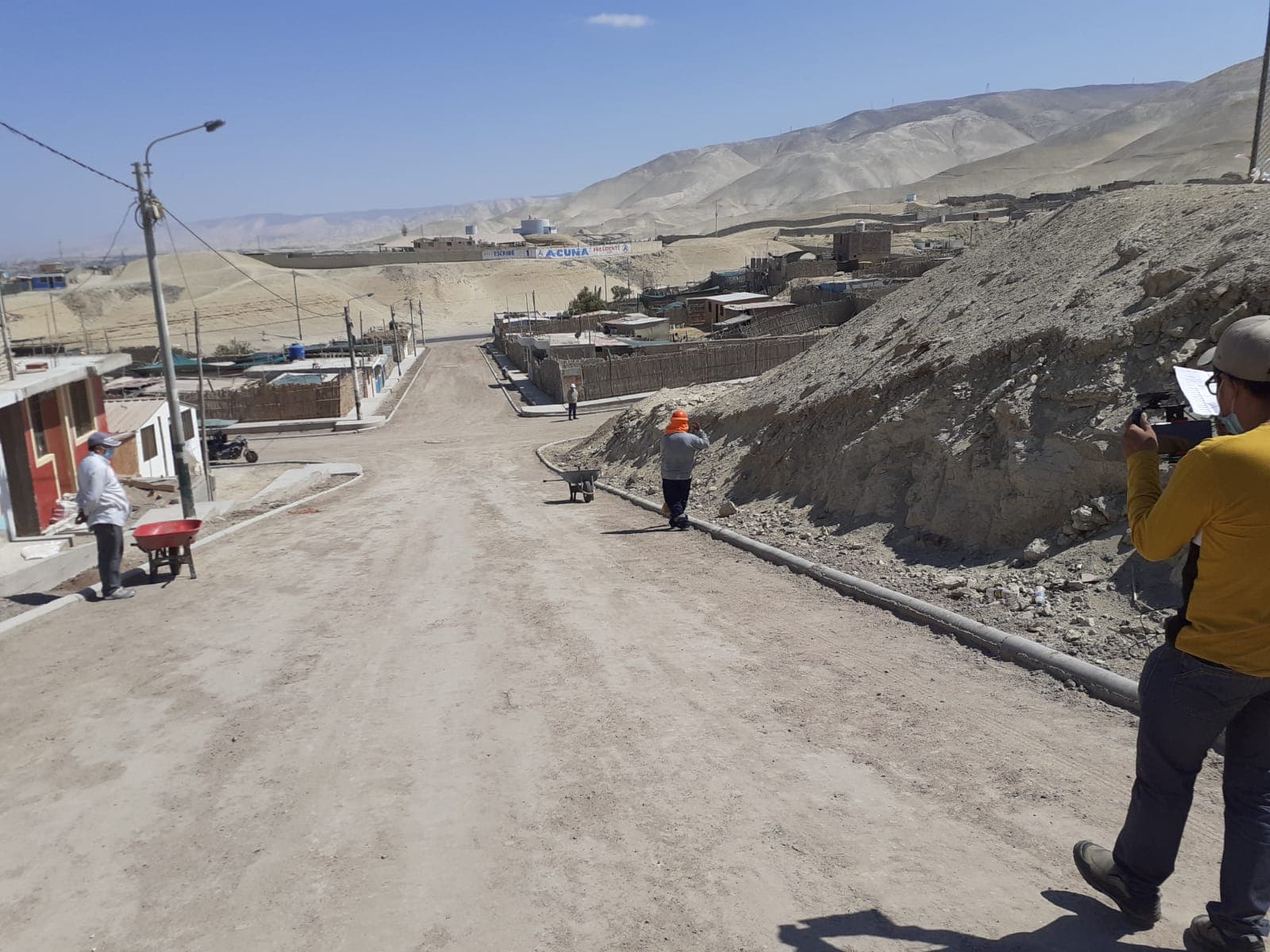 Camaná: Asfaltado al 70 % en Santa Rosa y Alfonso Ugarte