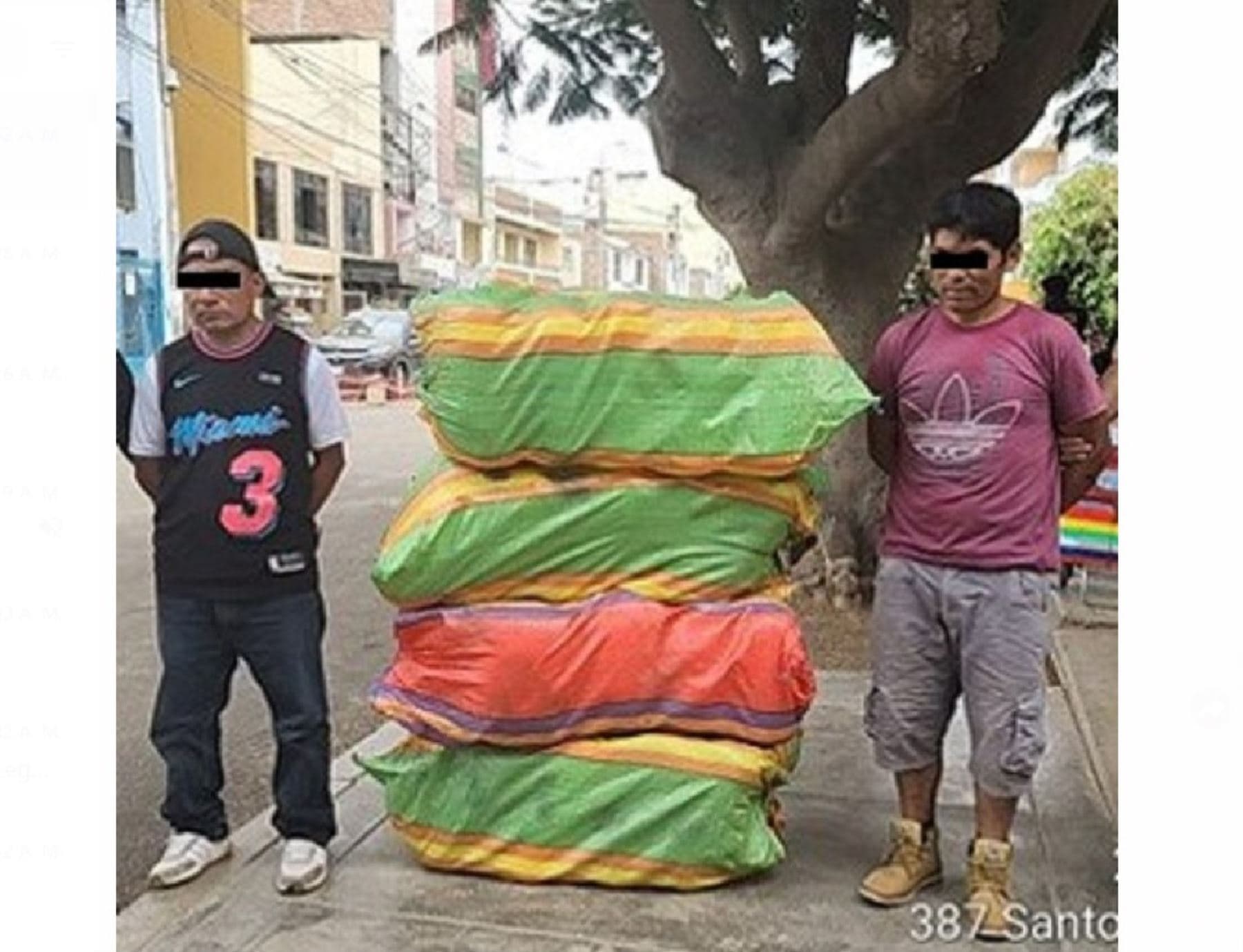 Incautan 85 kilos de marihuana en Trujillo