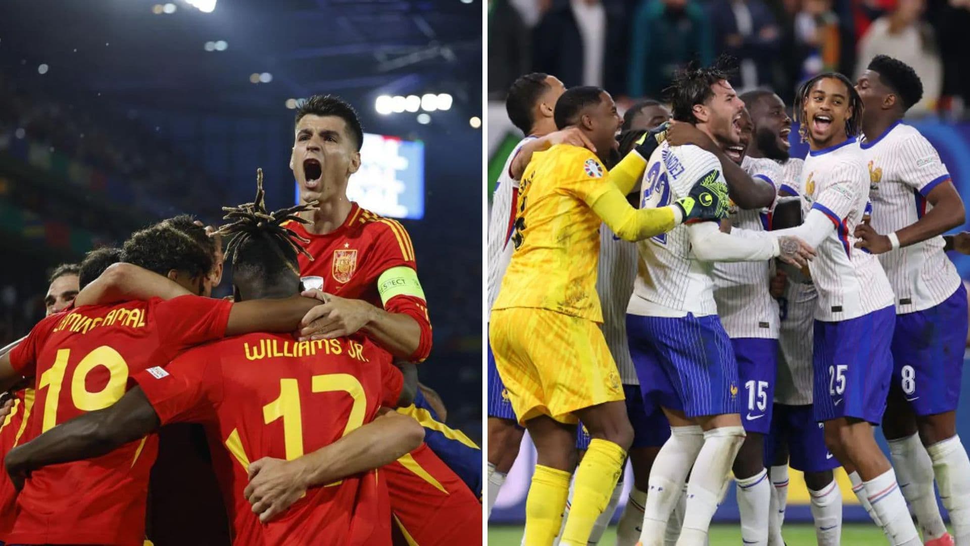España y Francia pasan a semifinales de la Euro 2024