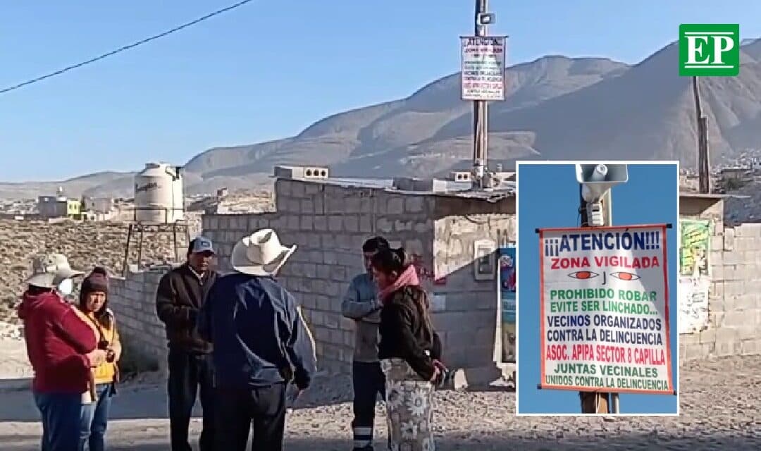 Vecinos de Apipa ponen carteles advirtiendo a delincuentes