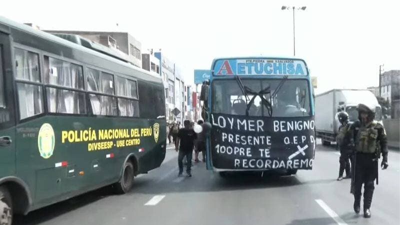 Conductores de Lima realizaron marcha tras asesinato de chófer