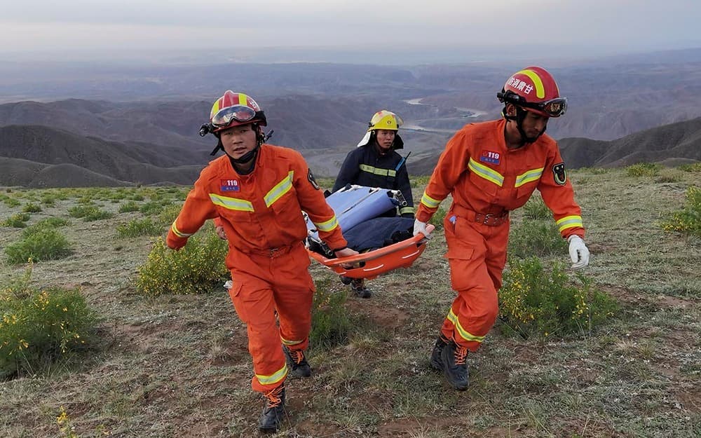 China: clima extremo deja 20 muertos en maratón de montaña