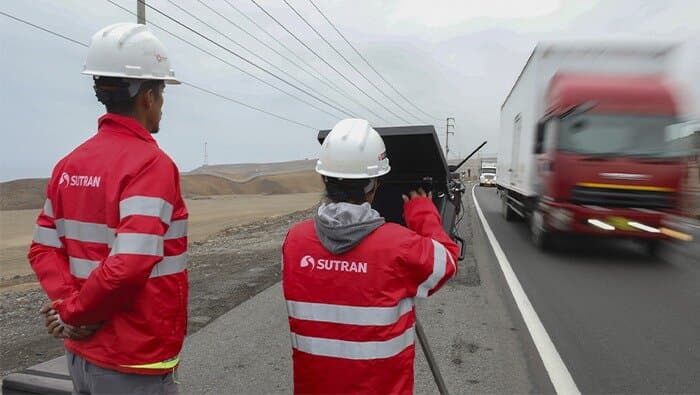 Sutran advierte operativos de control electrónico en 3 tramos