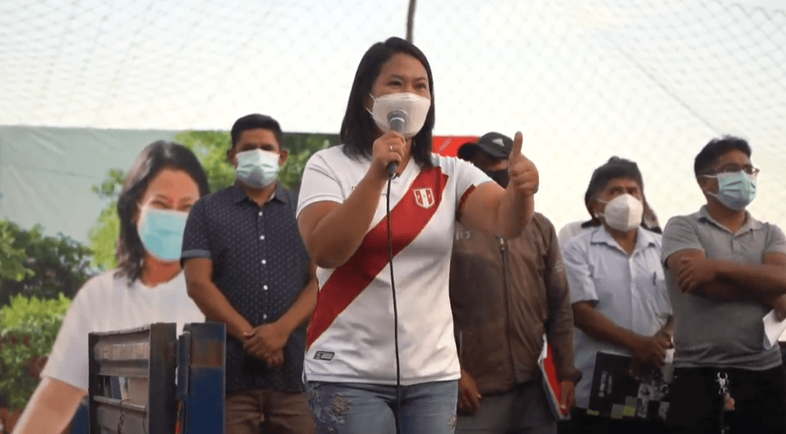 Keiko Fujimori: “Así como los peruanos vencieron al terrorismo, juntos derrotaremos la pandemia”