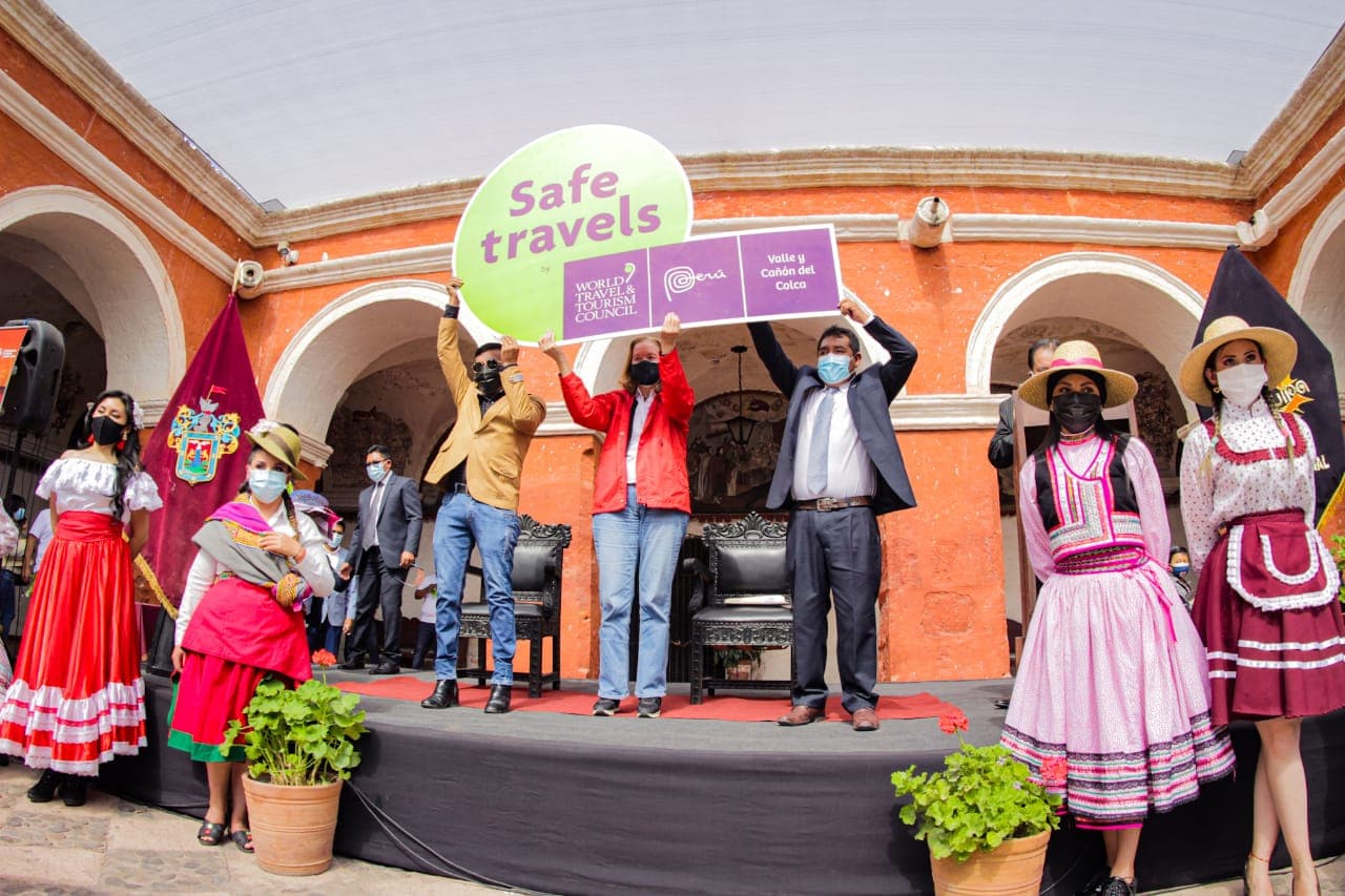 Turismo: Arequipa Ciudad y Valle del Colca reciben Sello Safe Travels