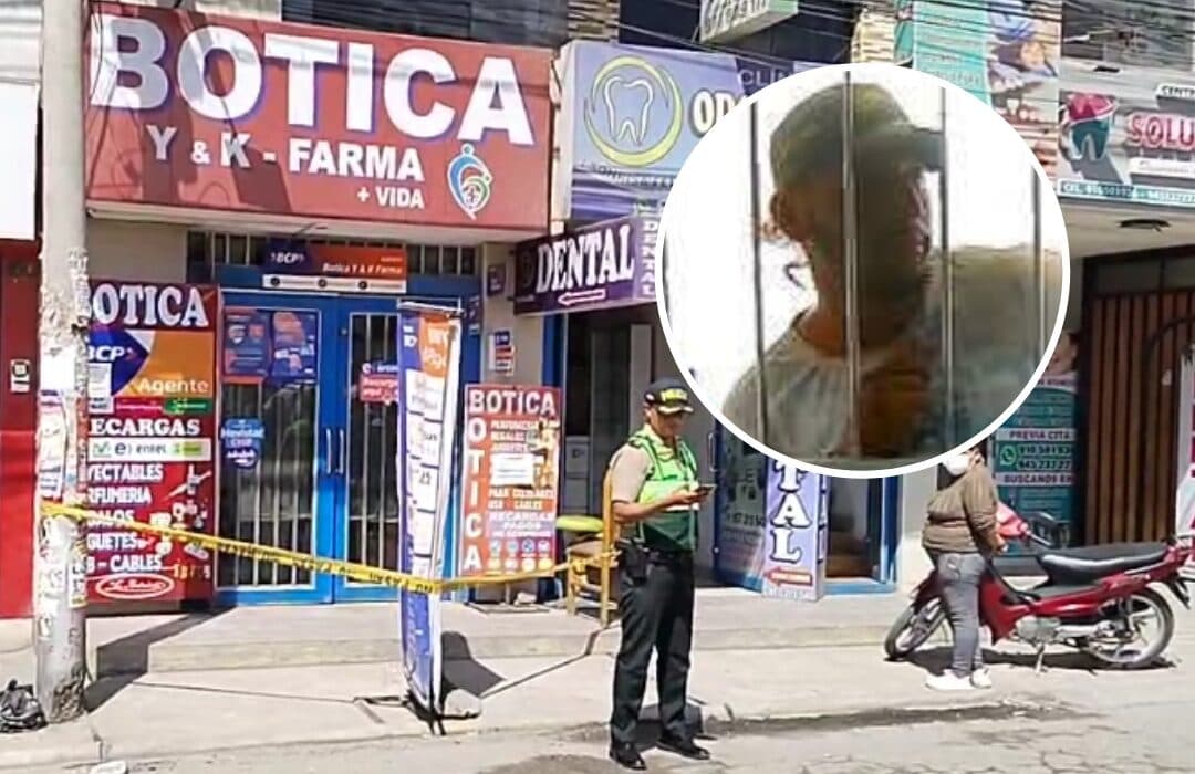Asesinan a joven dentro de una botica en Cerro Colorado