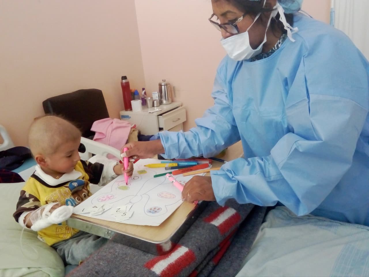 Ni la enfermedad les quita a los niños las ganas de aprender