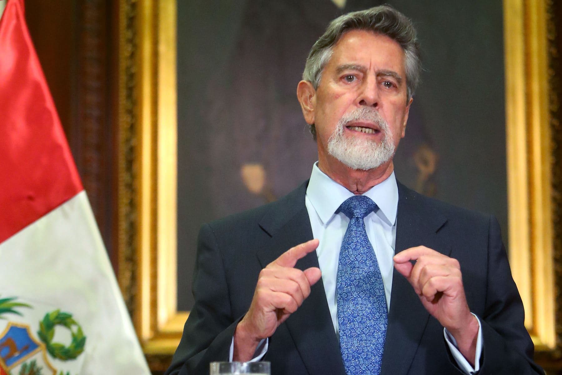 Sagasti expresó su sentir contra Vizcarra