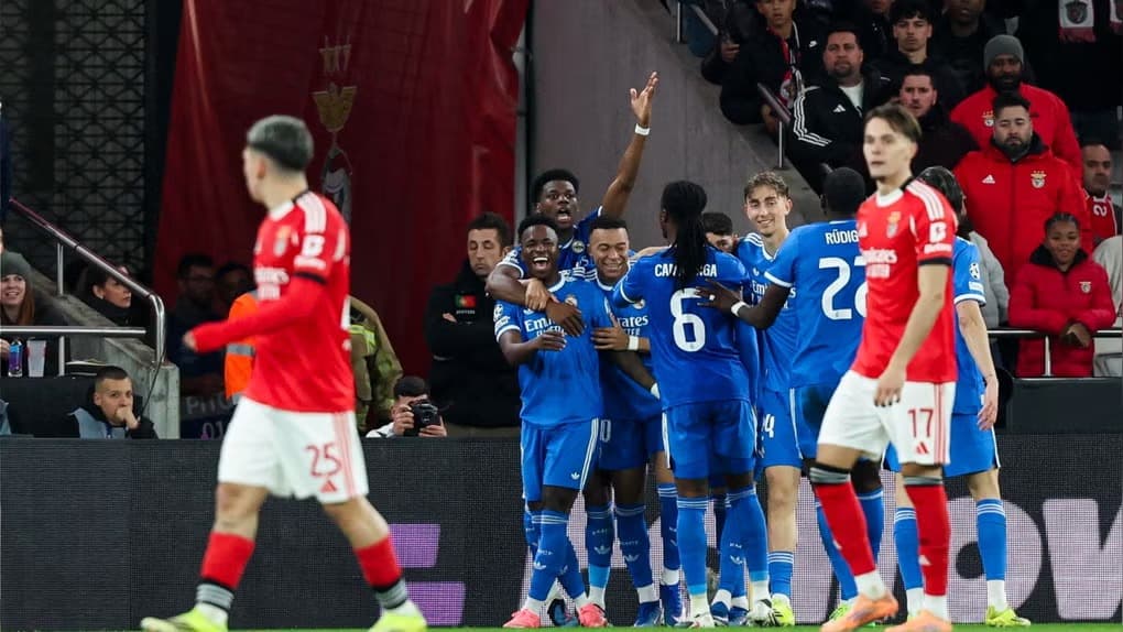 Real Madrid sacó ventaja ante Benfica por la Champions League